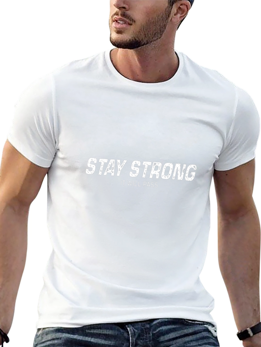 Stay Strong Graphic T-Shirt - Inspirational Tee