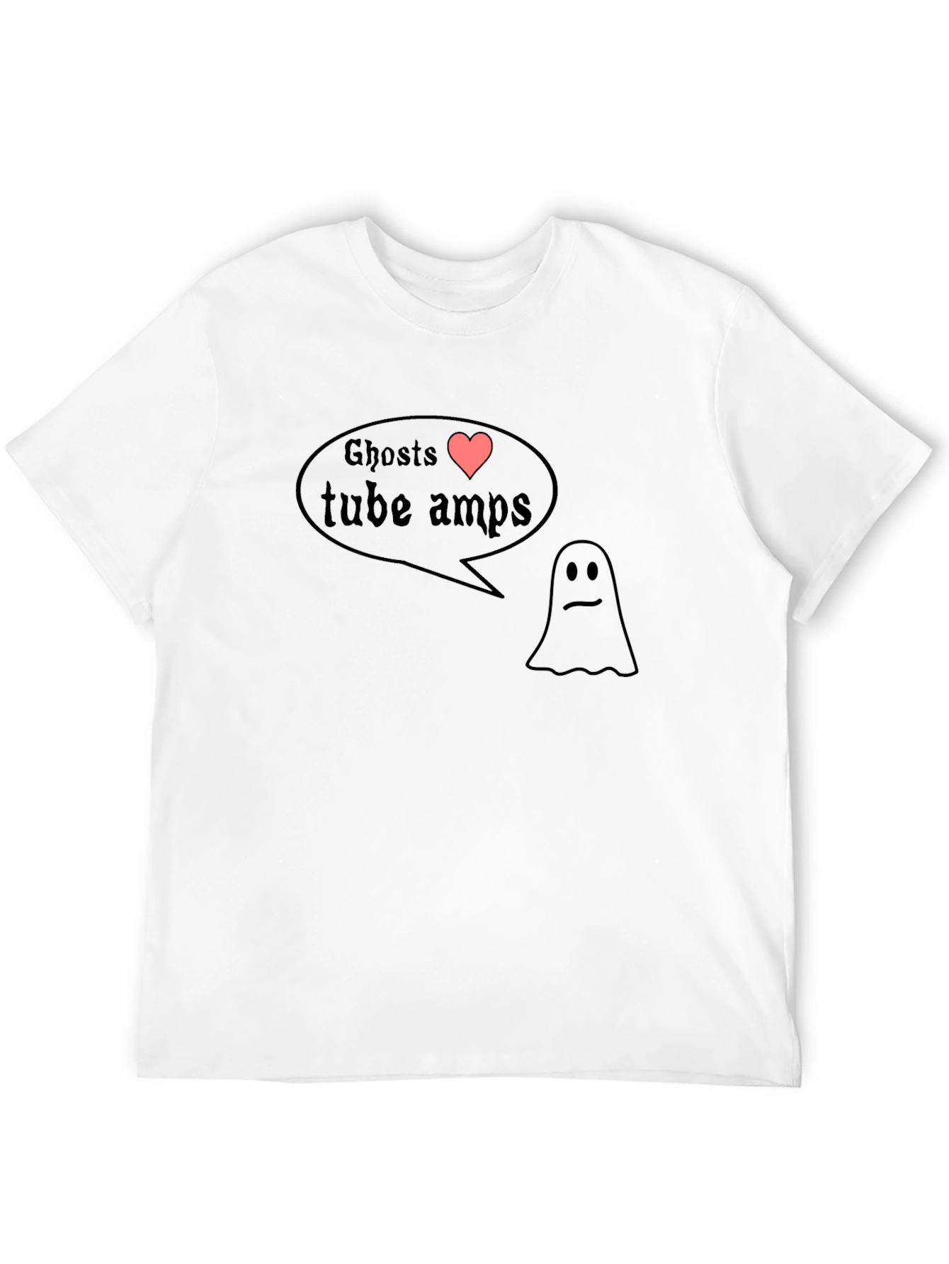 Ghosts Love Tube Amps Graphic T-Shirt