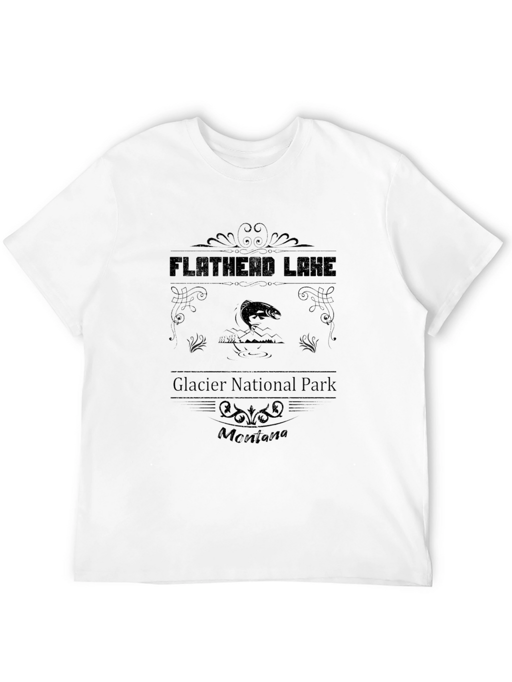 Flathead Lake Glacier National Park T-Shirt