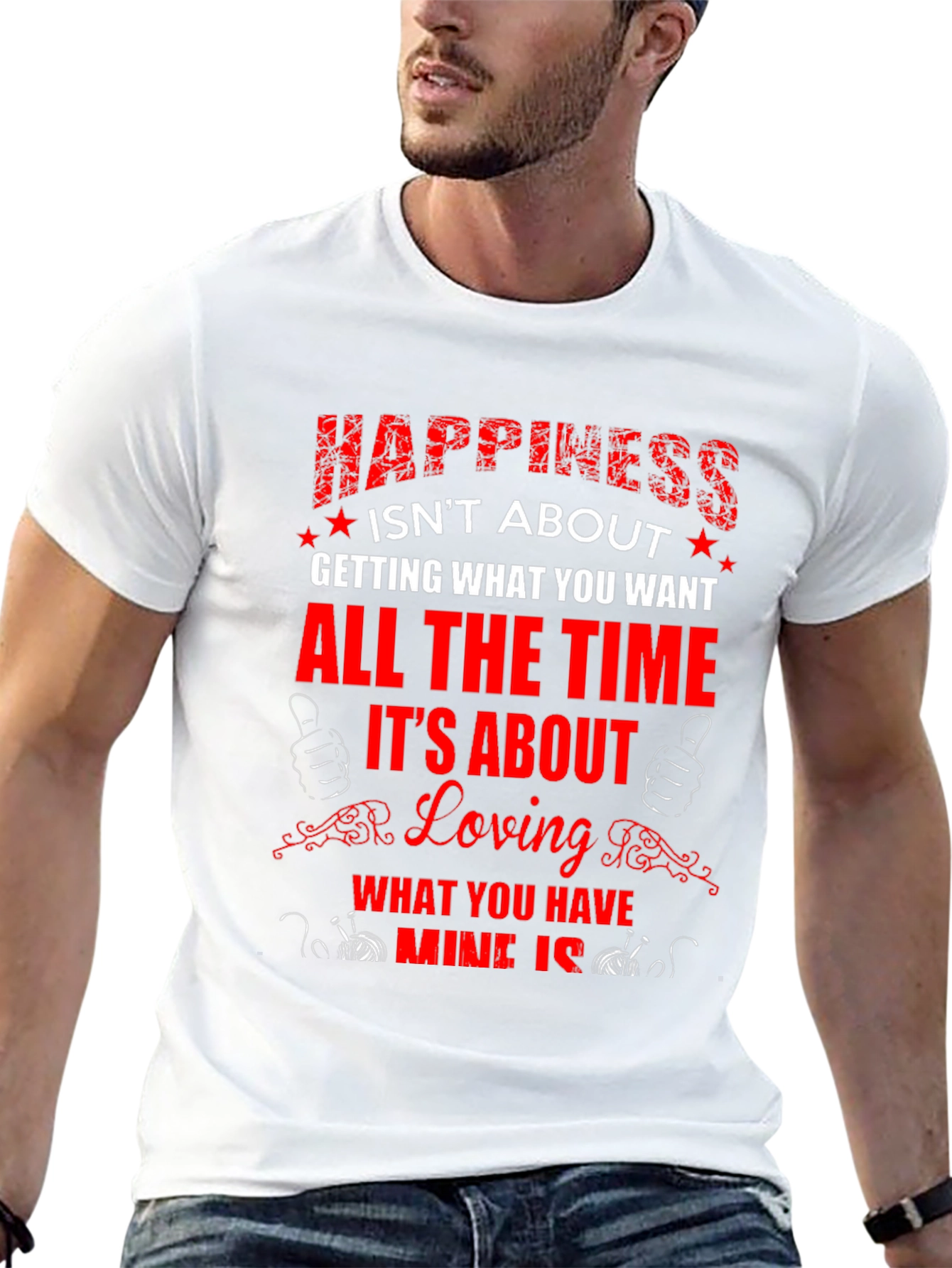 Happiness Graphic Tee - Love What You Have