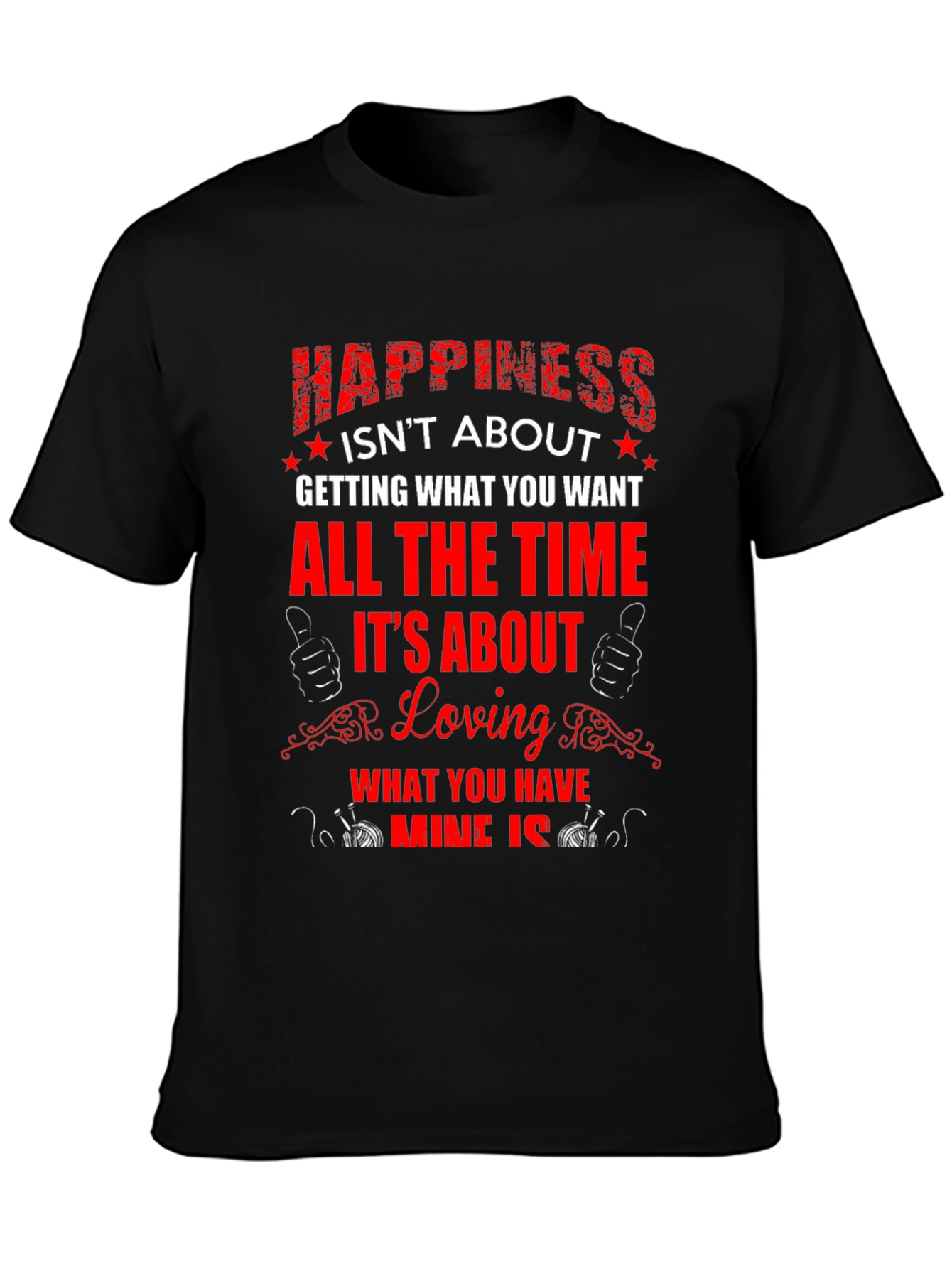 Happiness Graphic Tee - Love What You Have