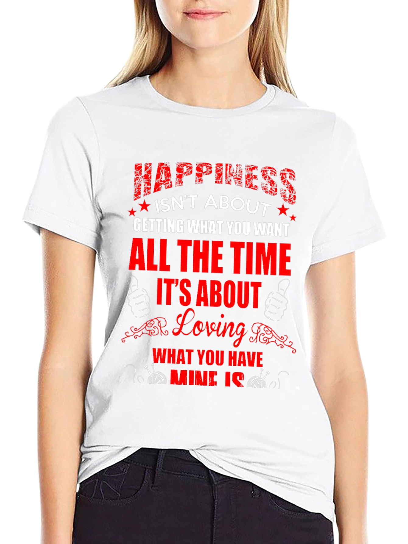 Happiness Graphic Tee - Love What You Have