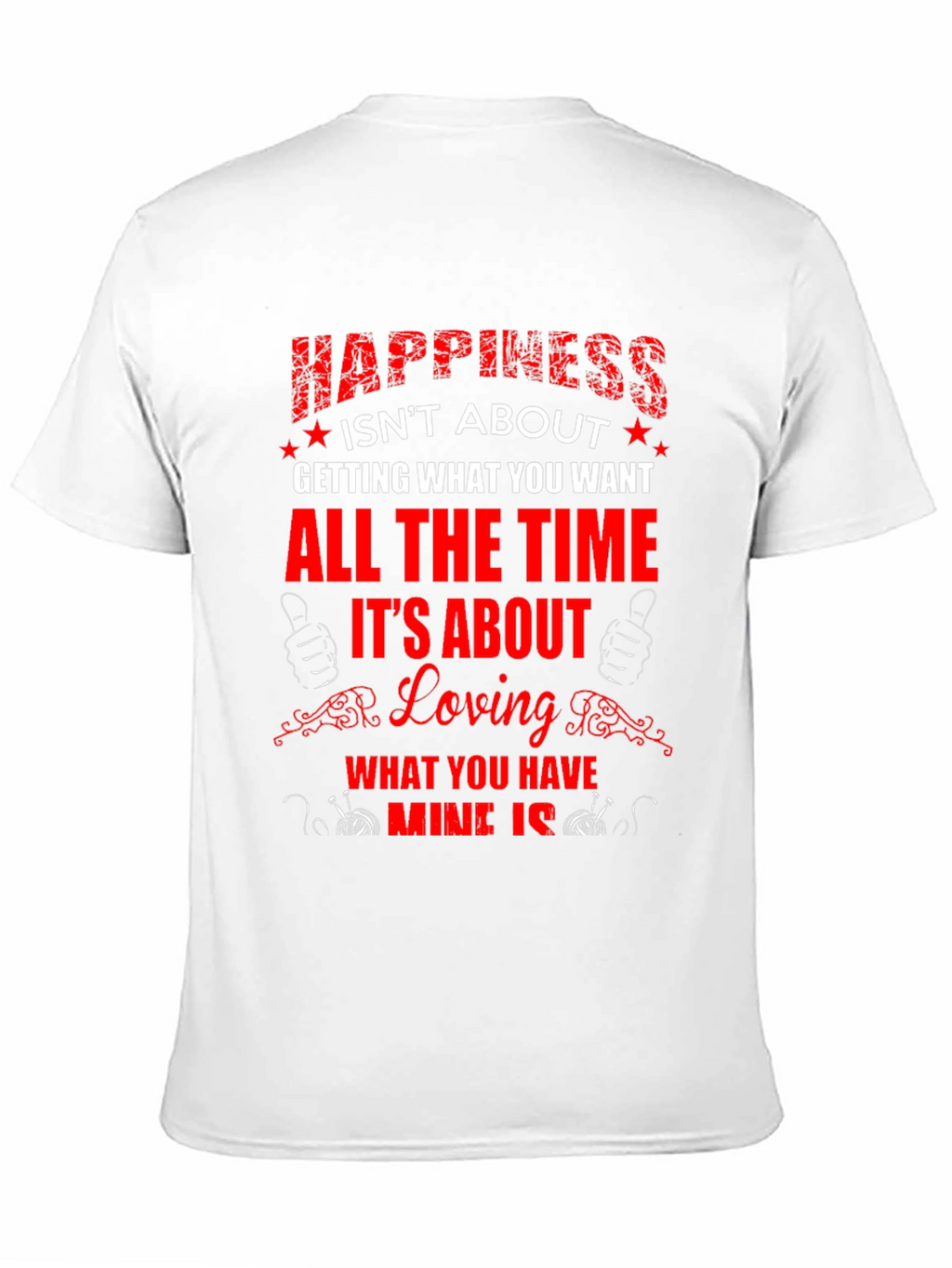 Happiness Graphic Tee - Love What You Have