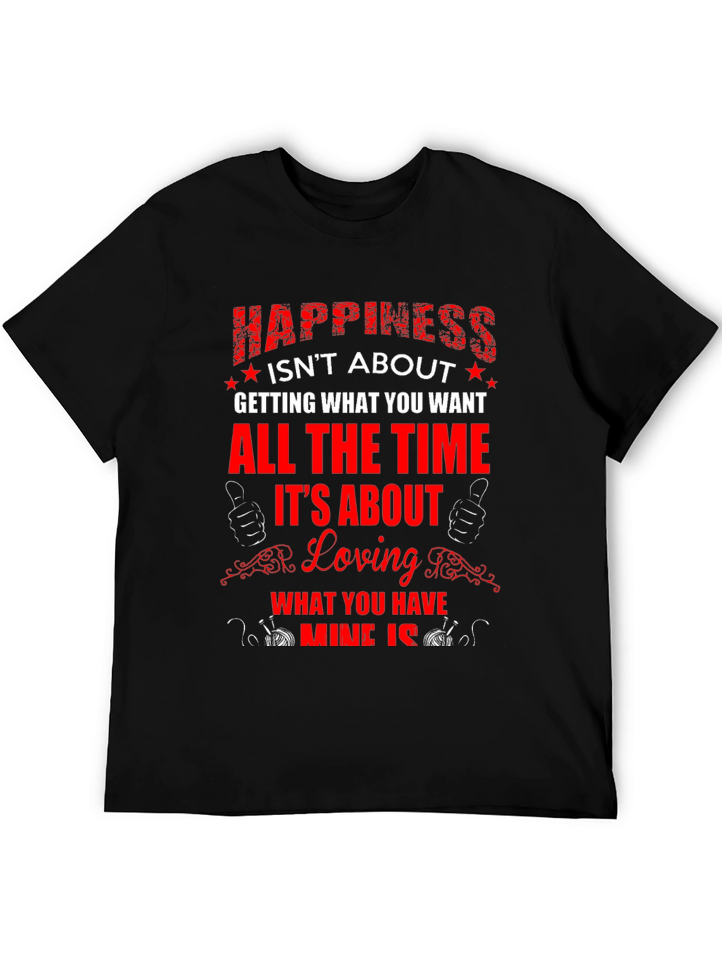 Happiness Graphic Tee - Love What You Have