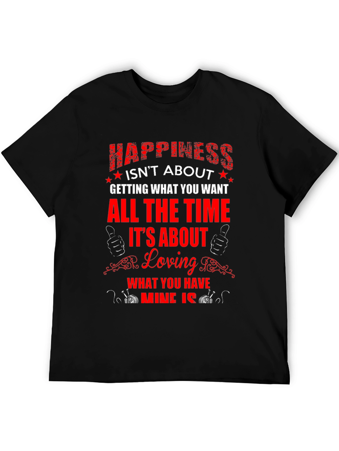 Happiness Graphic Tee - Love What You Have