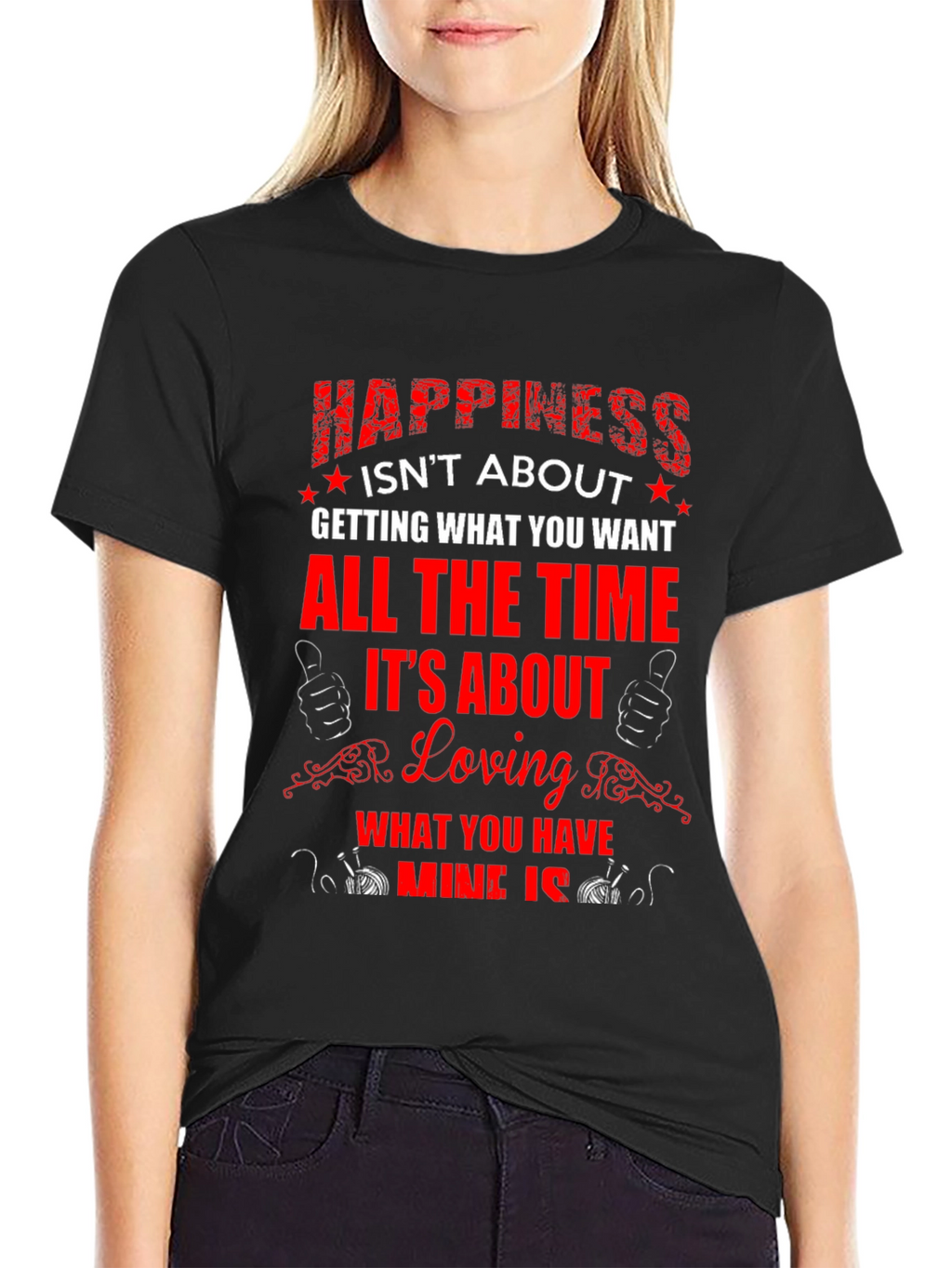 Happiness Graphic Tee - Love What You Have