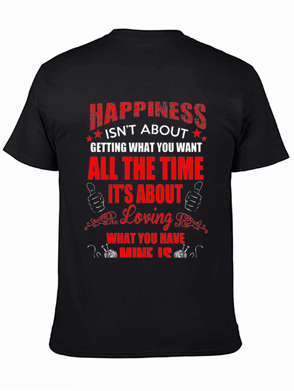 Happiness Graphic Tee - Love What You Have