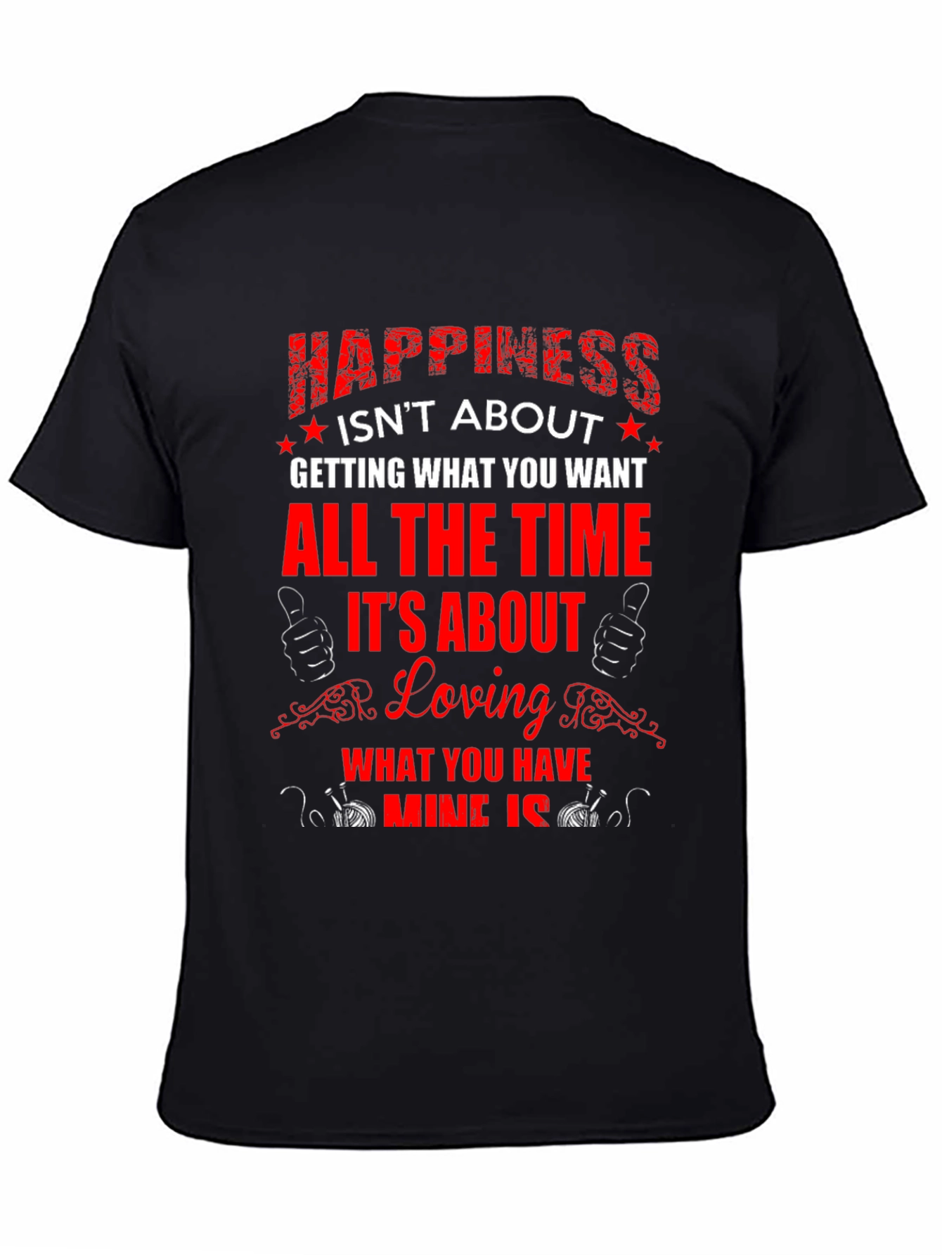 Happiness Graphic Tee - Love What You Have