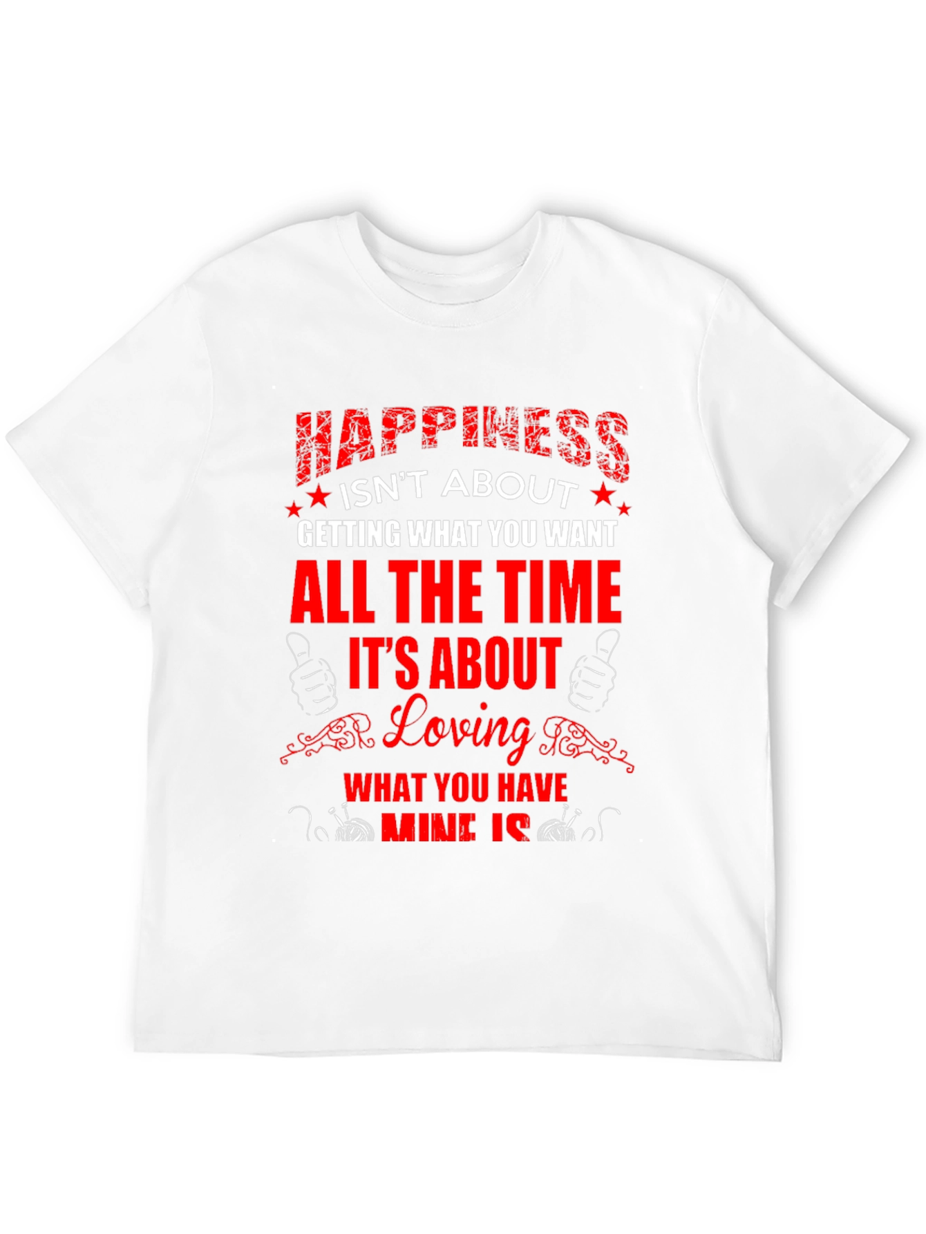 Happiness Graphic Tee - Love What You Have