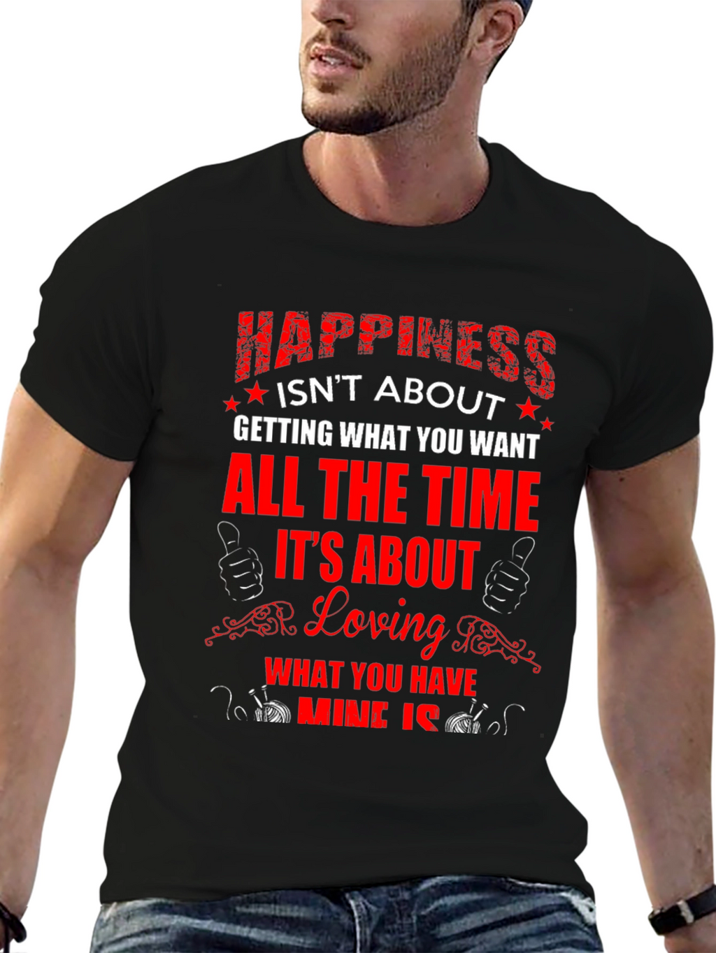 Happiness Graphic Tee - Love What You Have