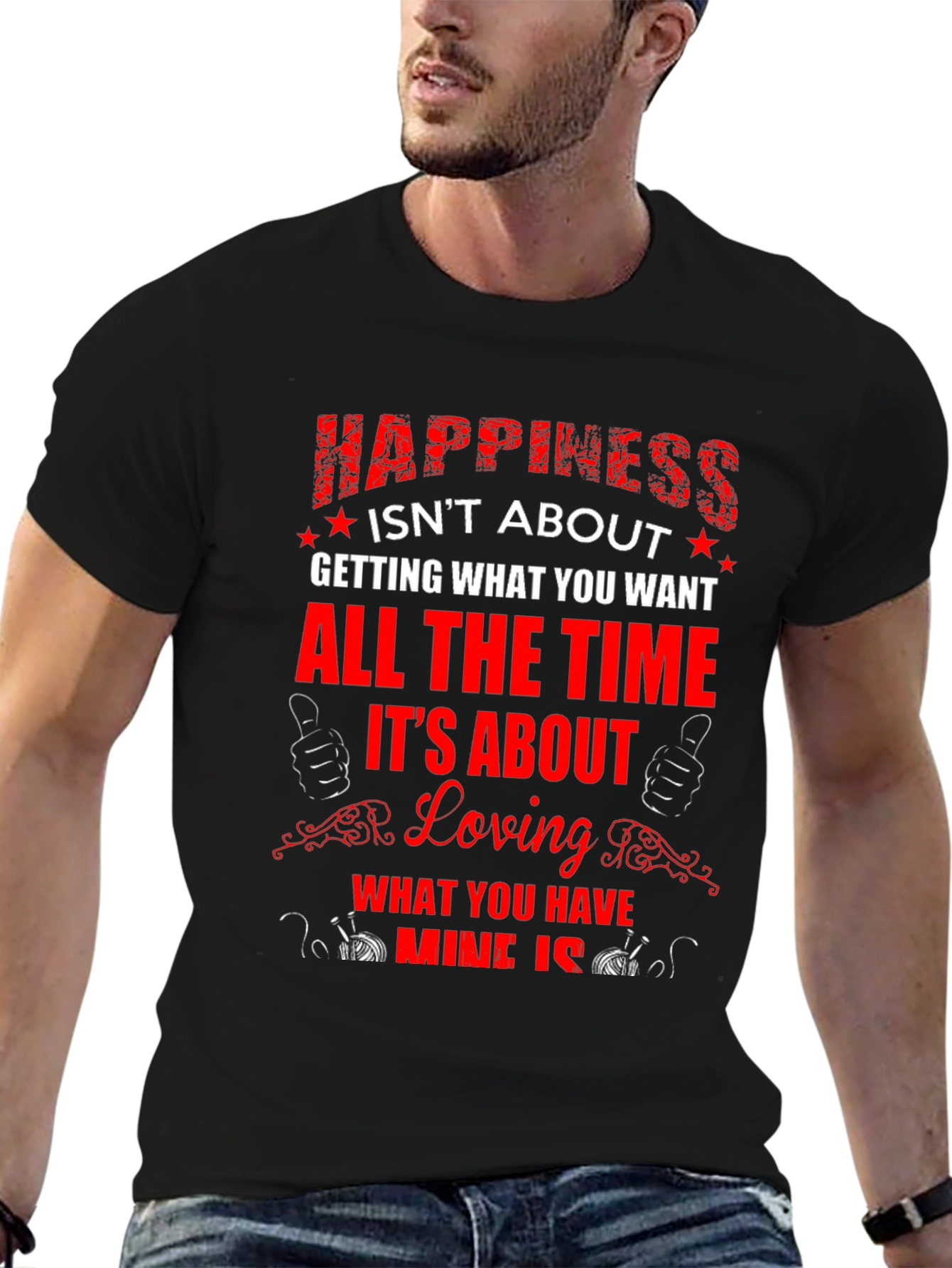 Happiness Graphic Tee - Love What You Have