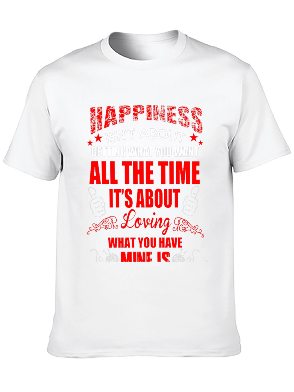 Happiness Graphic Tee - Love What You Have