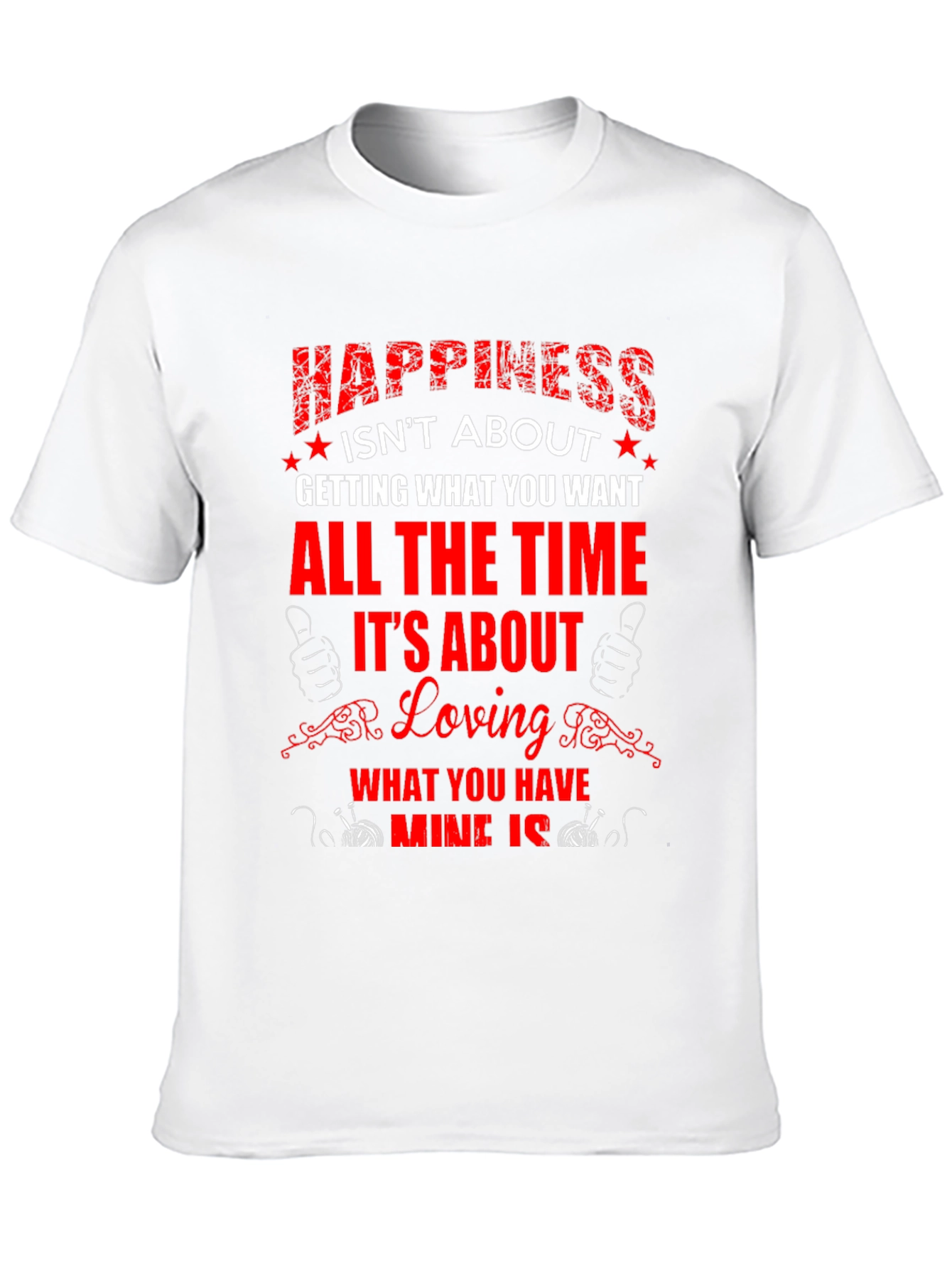 Happiness Graphic Tee - Love What You Have