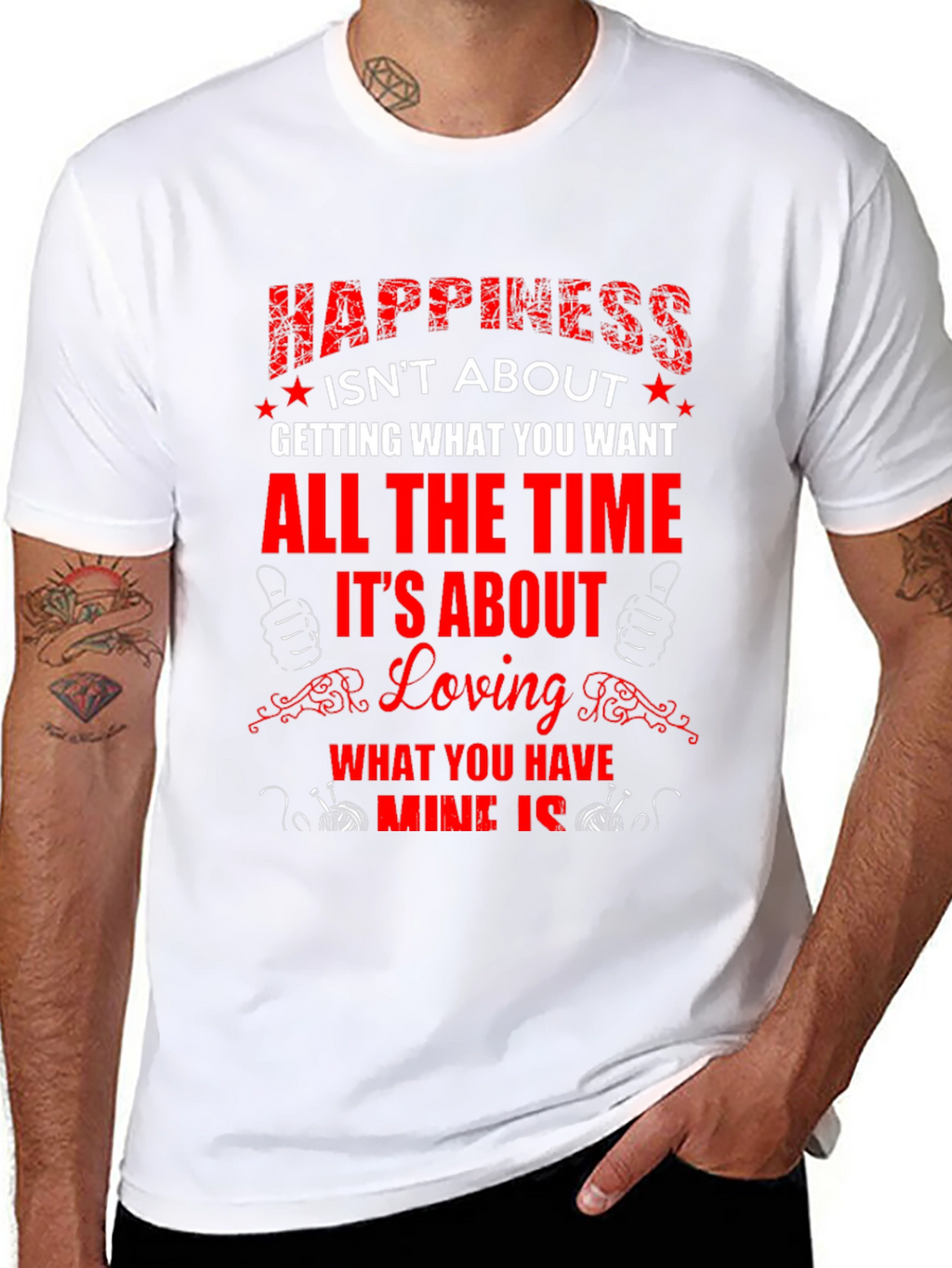 Happiness Graphic Tee - Love What You Have