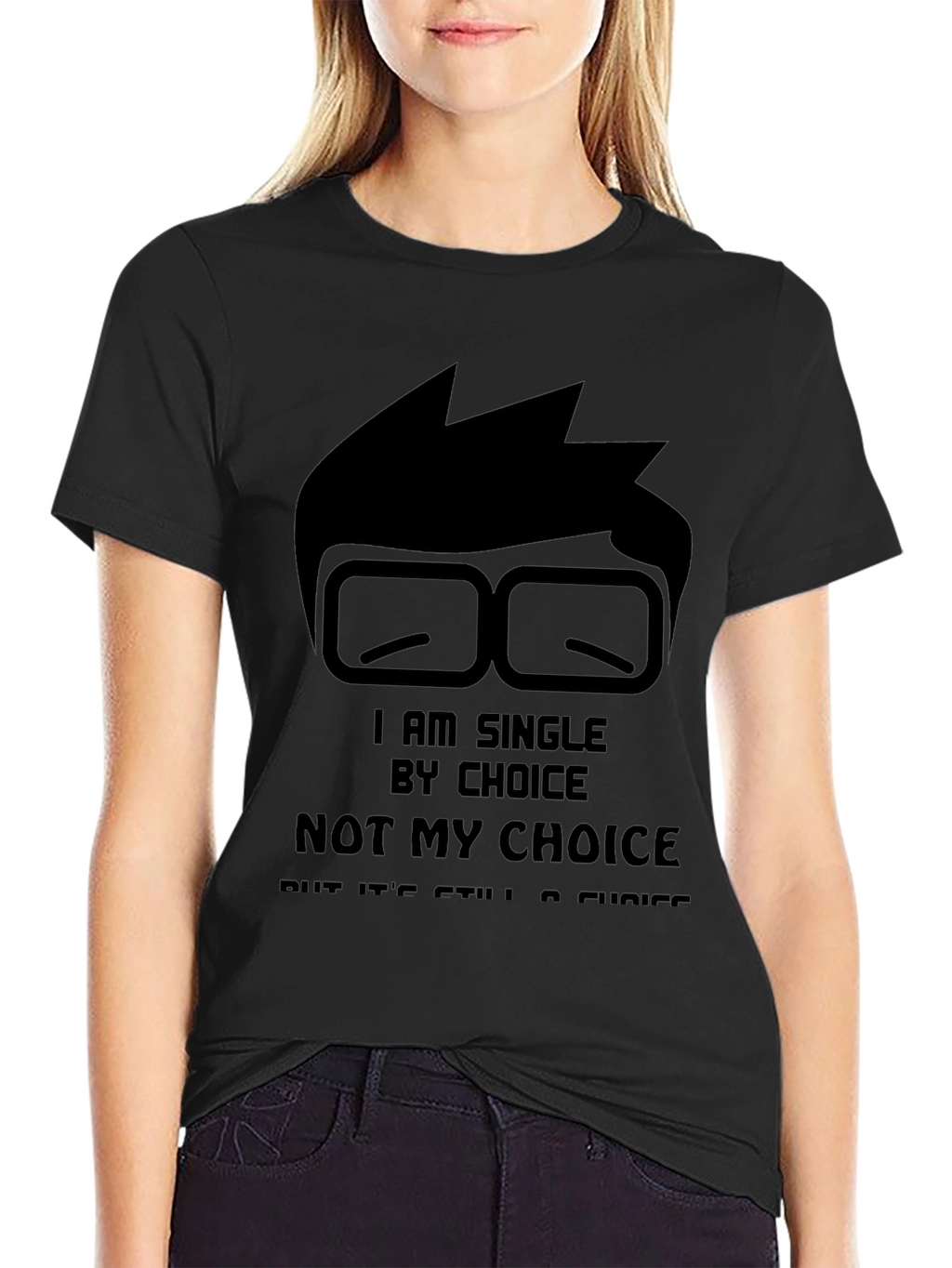 Single By Choice Black T-Shirt