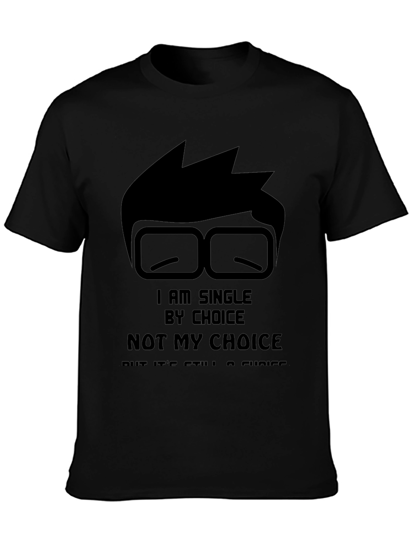 Single By Choice Black T-Shirt