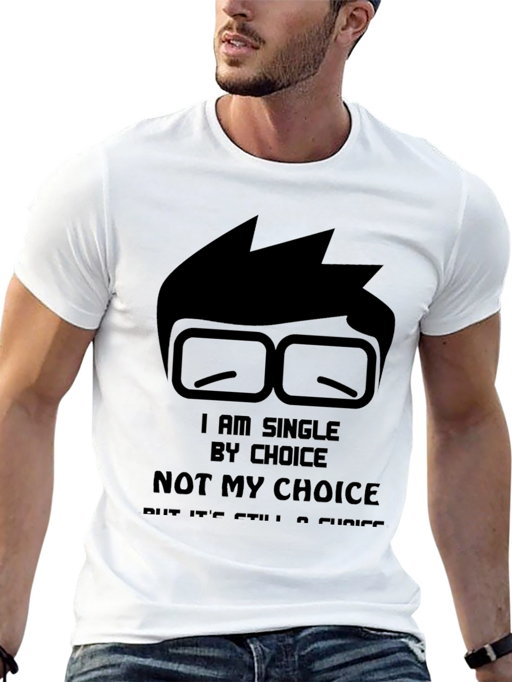 Single By Choice Black T-Shirt