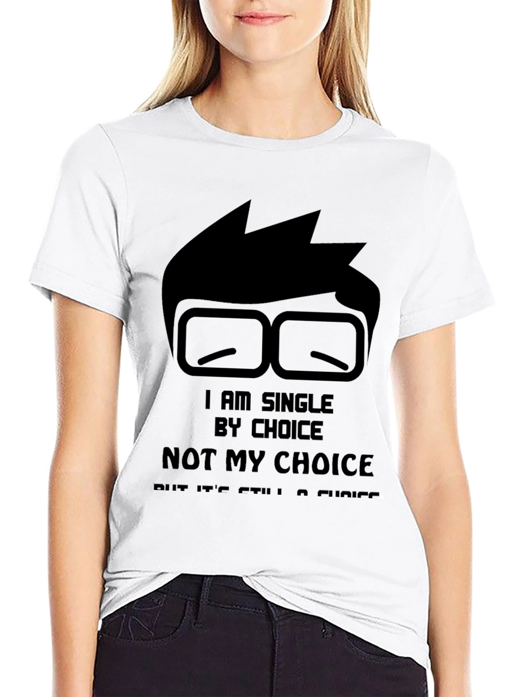 Single By Choice Black T-Shirt