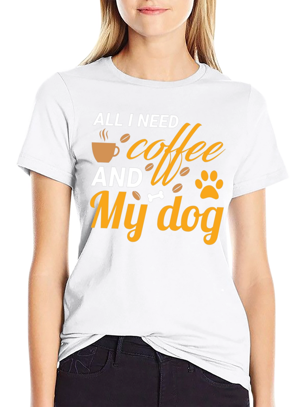 Coffee and My Dog Graphic Tee