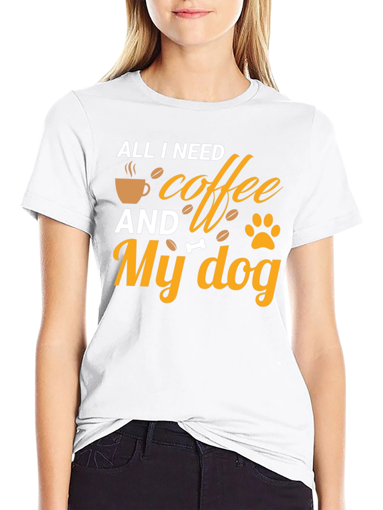 Coffee and My Dog Graphic Tee
