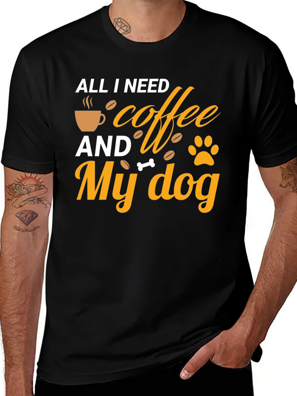 Coffee and My Dog Graphic Tee