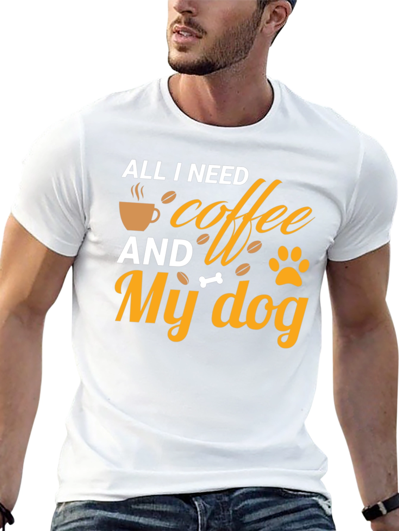 Coffee and My Dog Graphic Tee