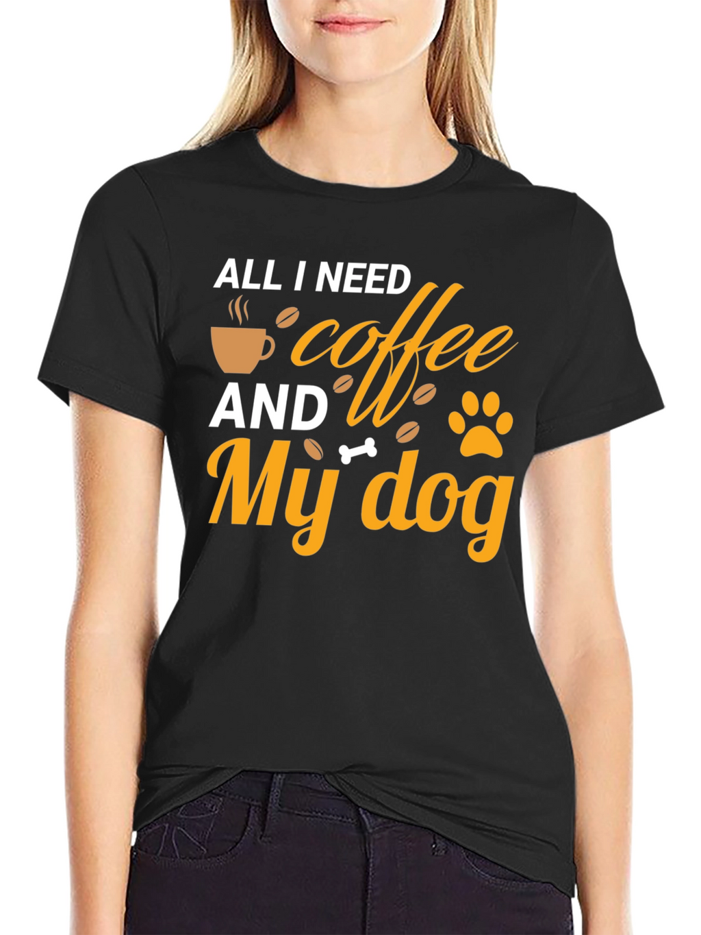 Coffee and My Dog Graphic Tee