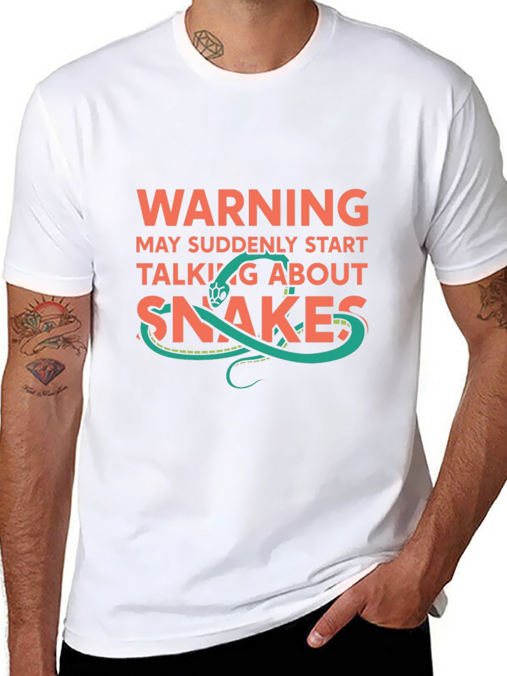 Warning: May Suddenly Start Talking About Snakes T-Shirt