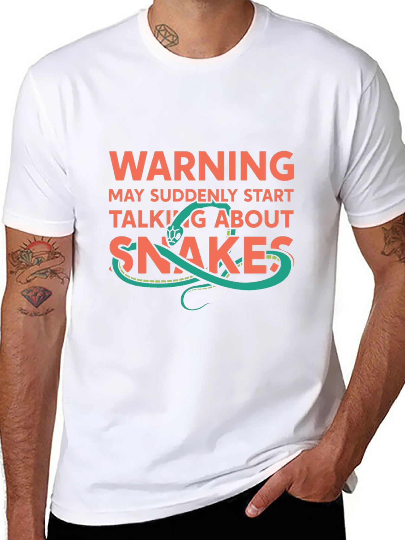 Warning: May Suddenly Start Talking About Snakes T-Shirt