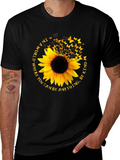 Sunflower Butterfly Be Kind T-Shirt