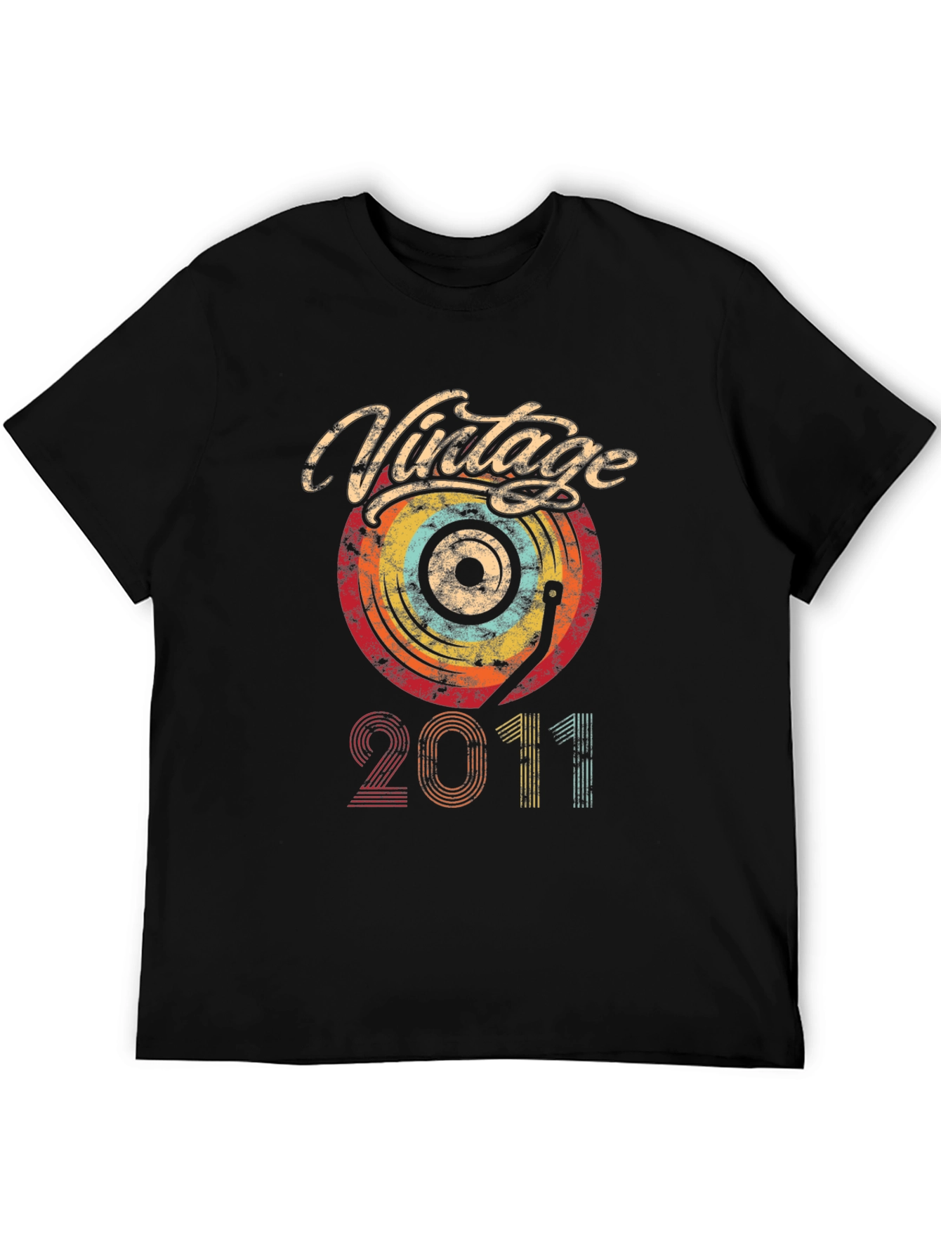 Vintage 2011 Record Graphic Tee