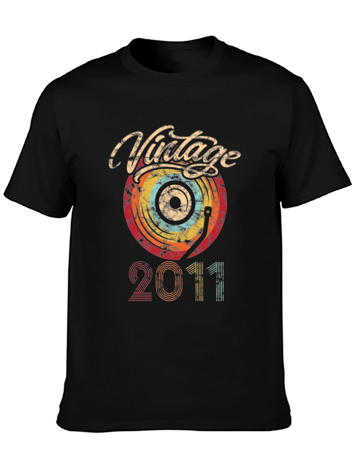 Vintage 2011 Record Graphic Tee