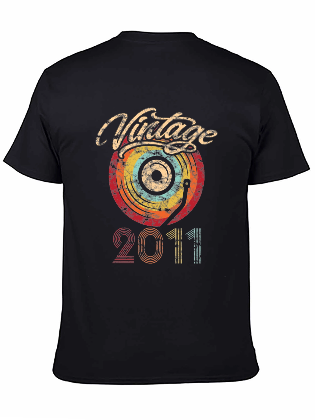 Vintage 2011 Record Graphic Tee