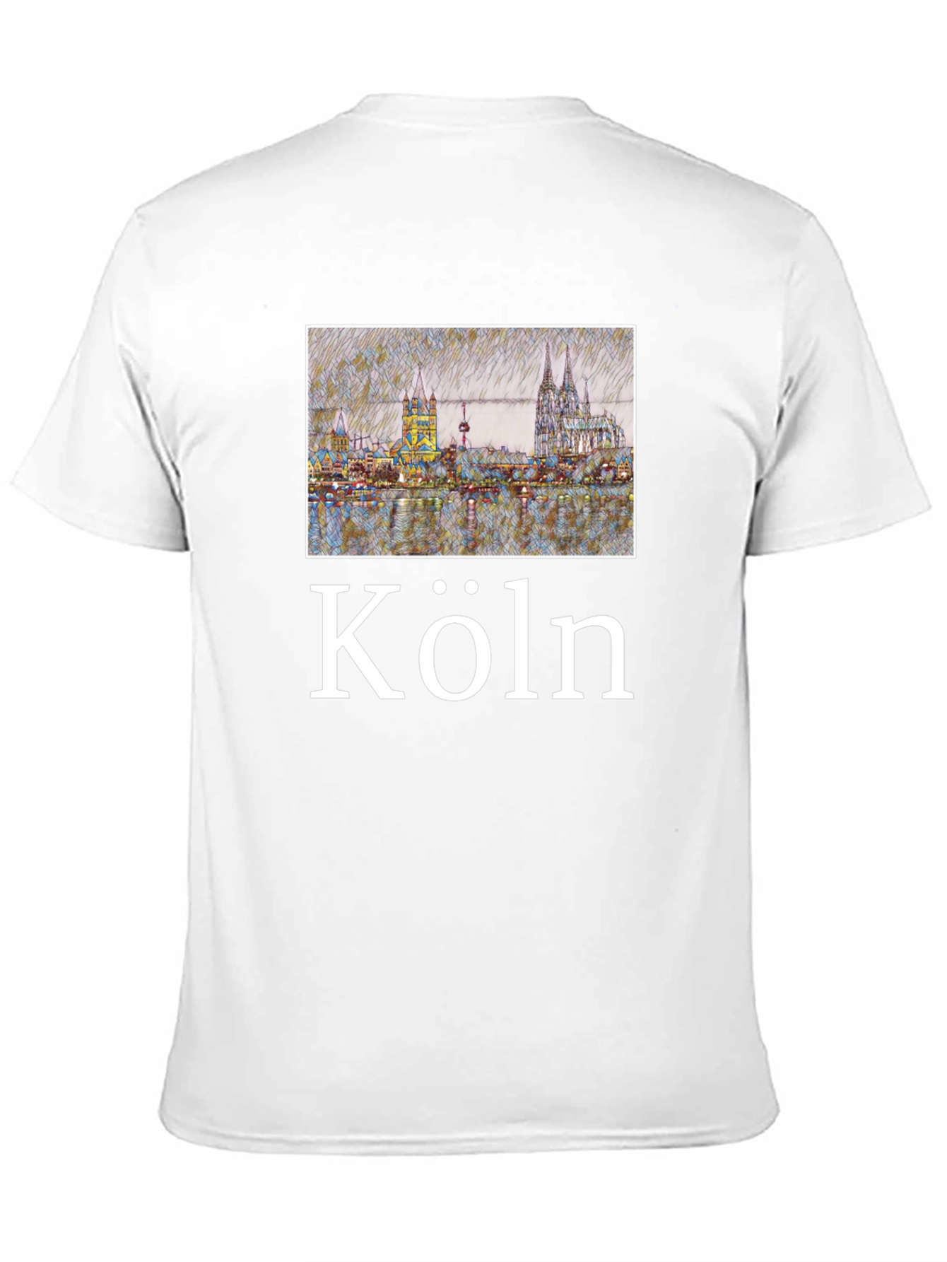 Köln Skyline Black T-Shirt