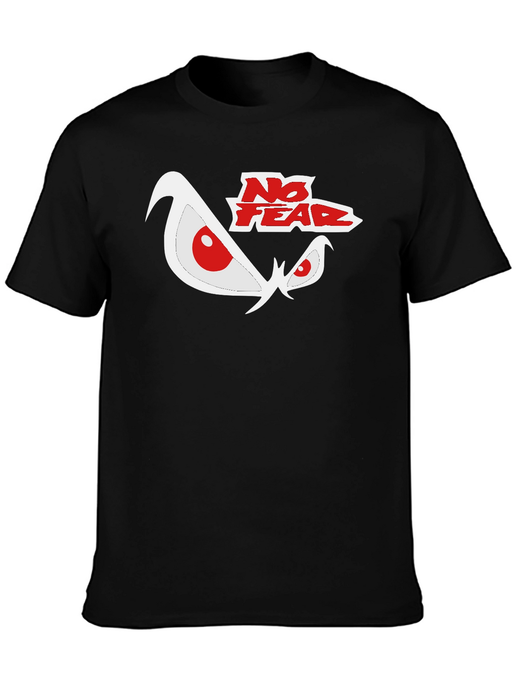 No Fear Graphic Print Black T-Shirt