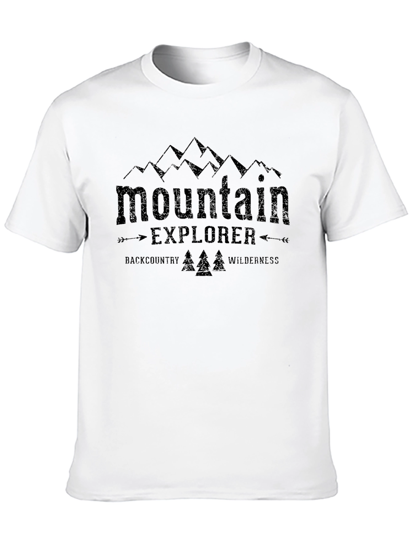 Mountain Explorer Graphic Tee - Backcountry Wilderness Shirt