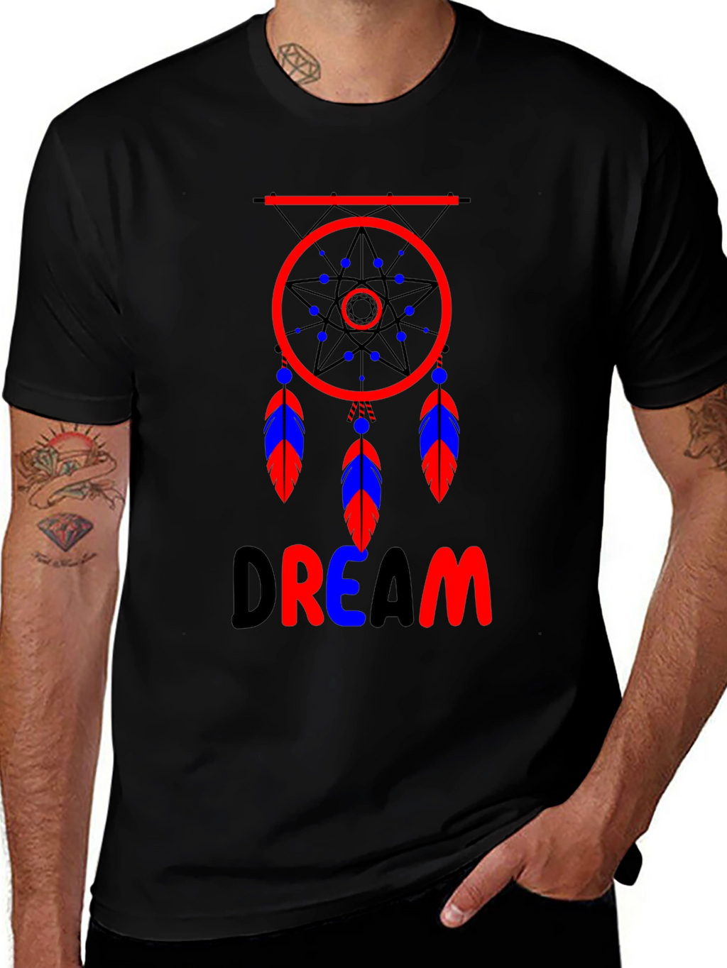 Dreamcatcher Graphic Print T-Shirt