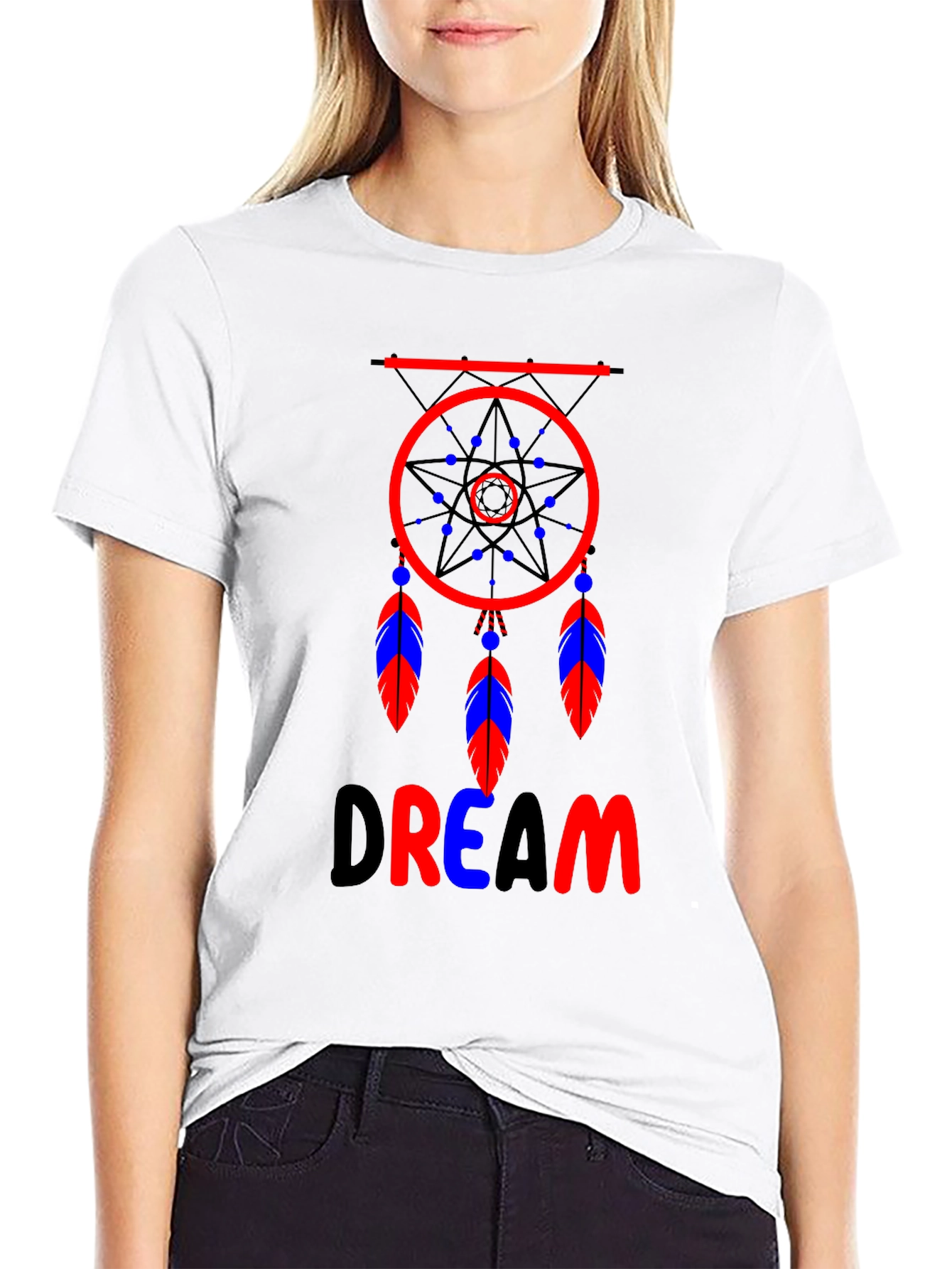 Dreamcatcher Graphic Print T-Shirt