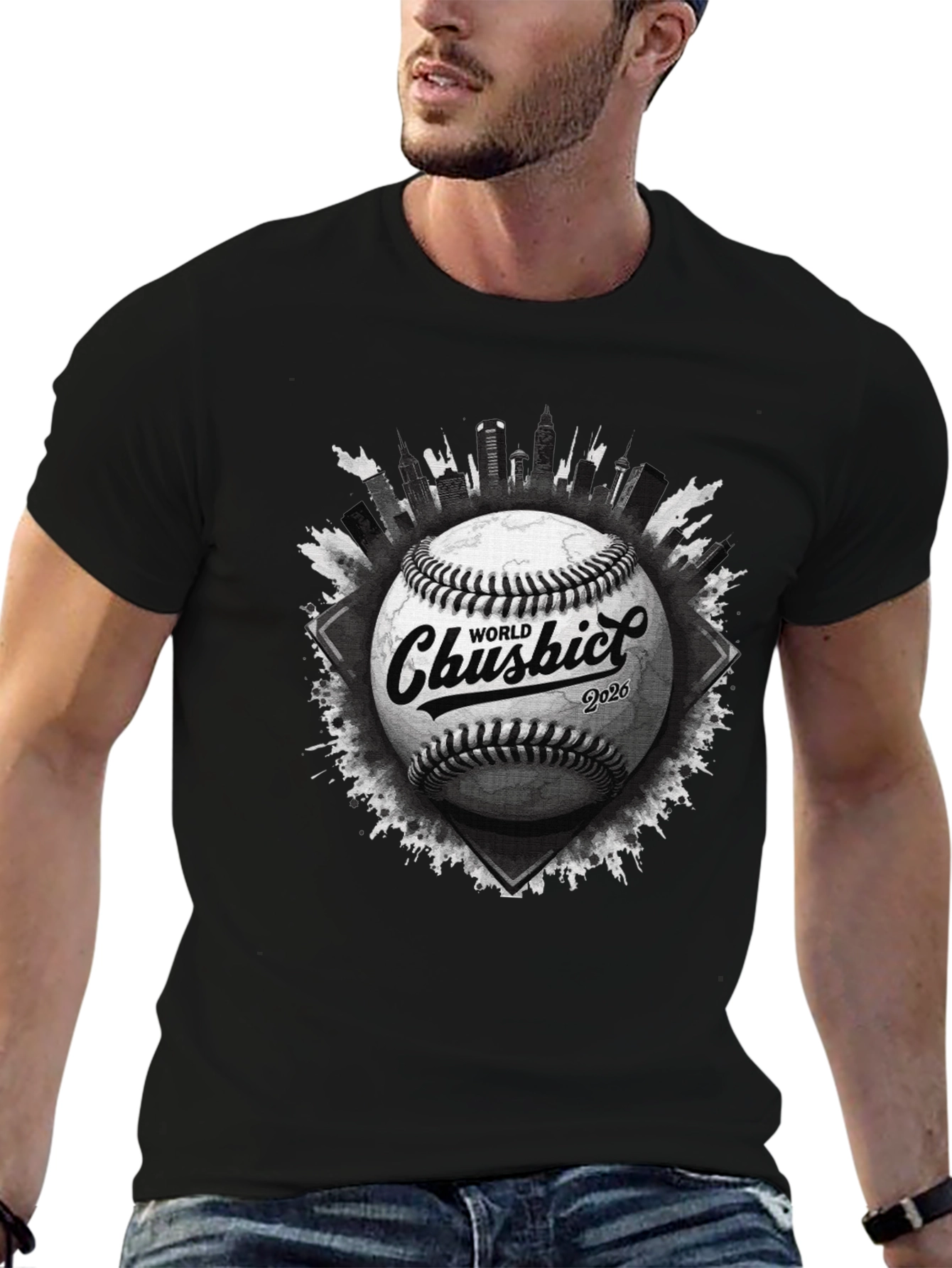 World Chushict 2026 Baseball T-Shirt