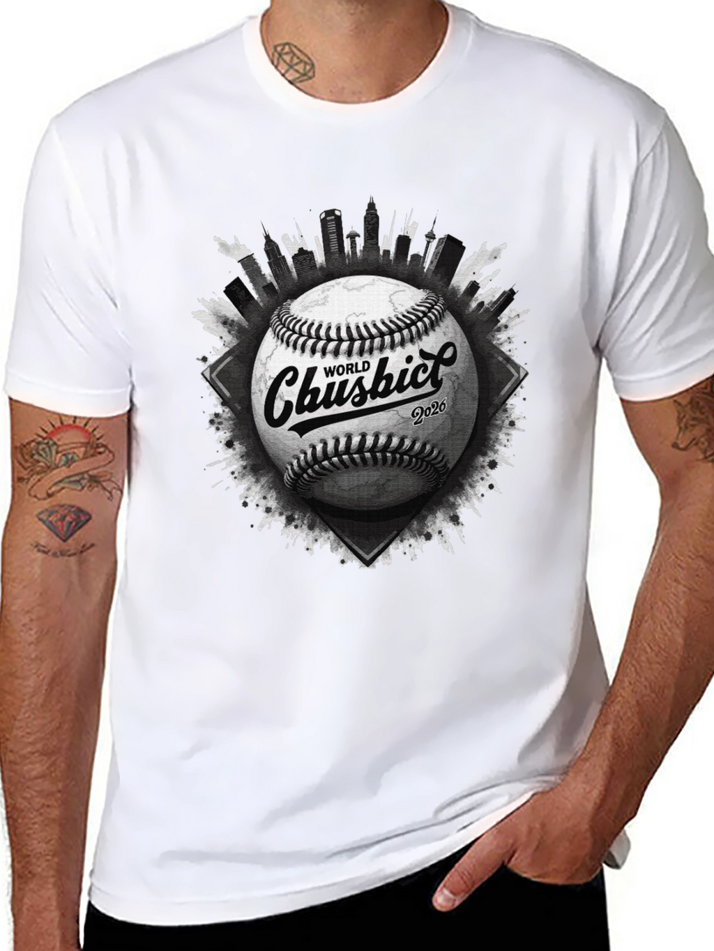 World Chushict 2026 Baseball T-Shirt