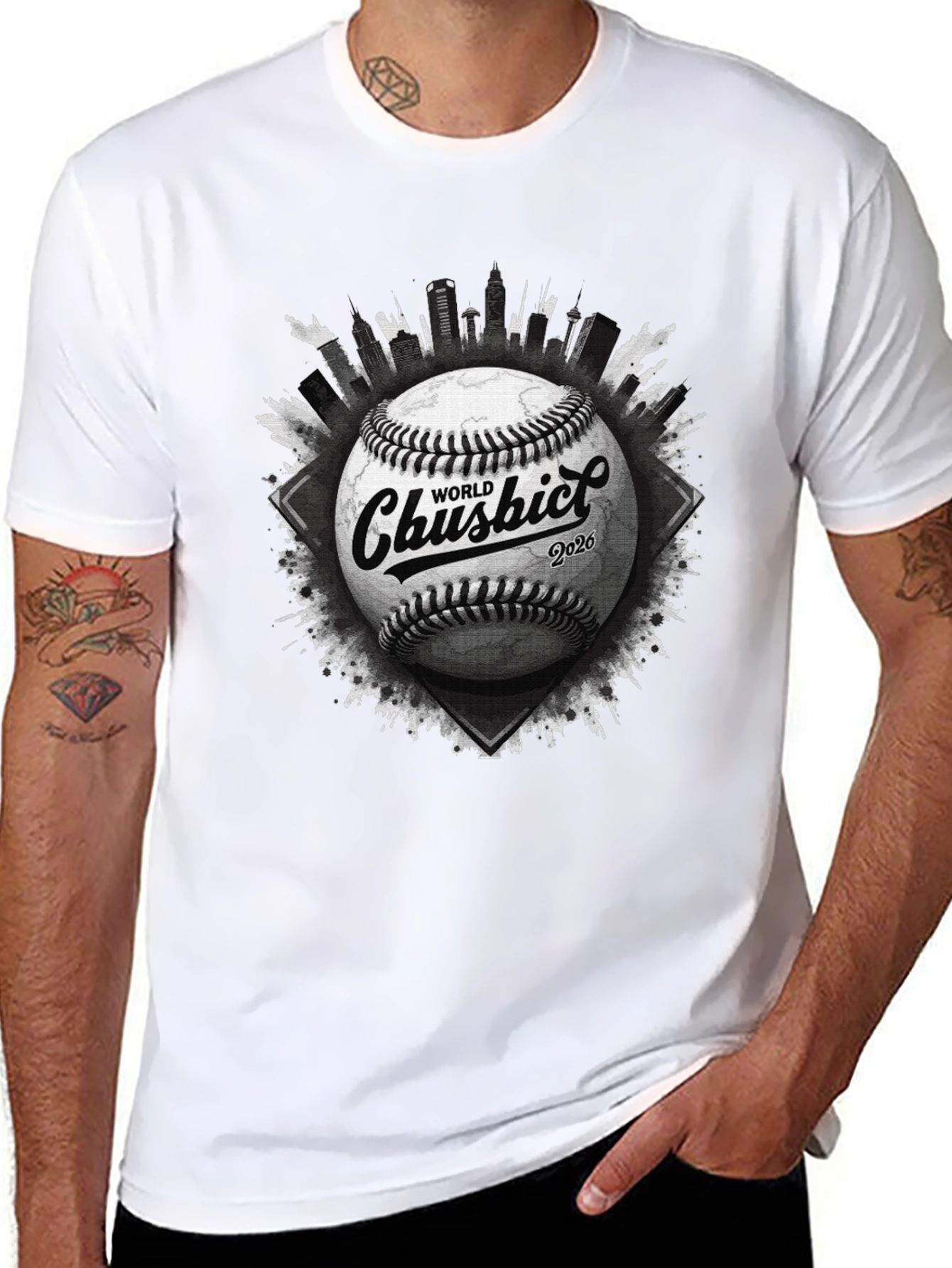 World Chushict 2026 Baseball T-Shirt