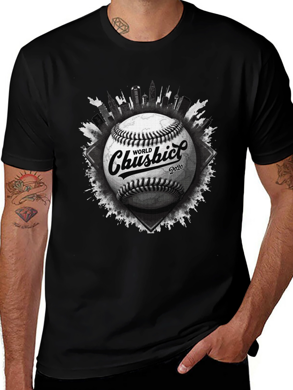 World Chushict 2026 Baseball T-Shirt