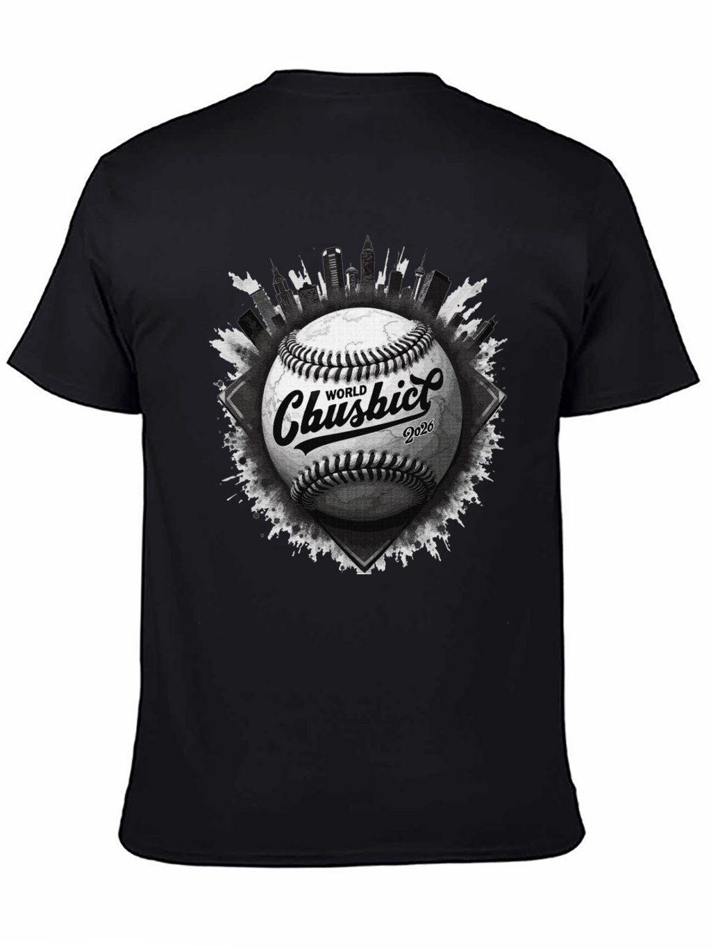 World Chushict 2026 Baseball T-Shirt