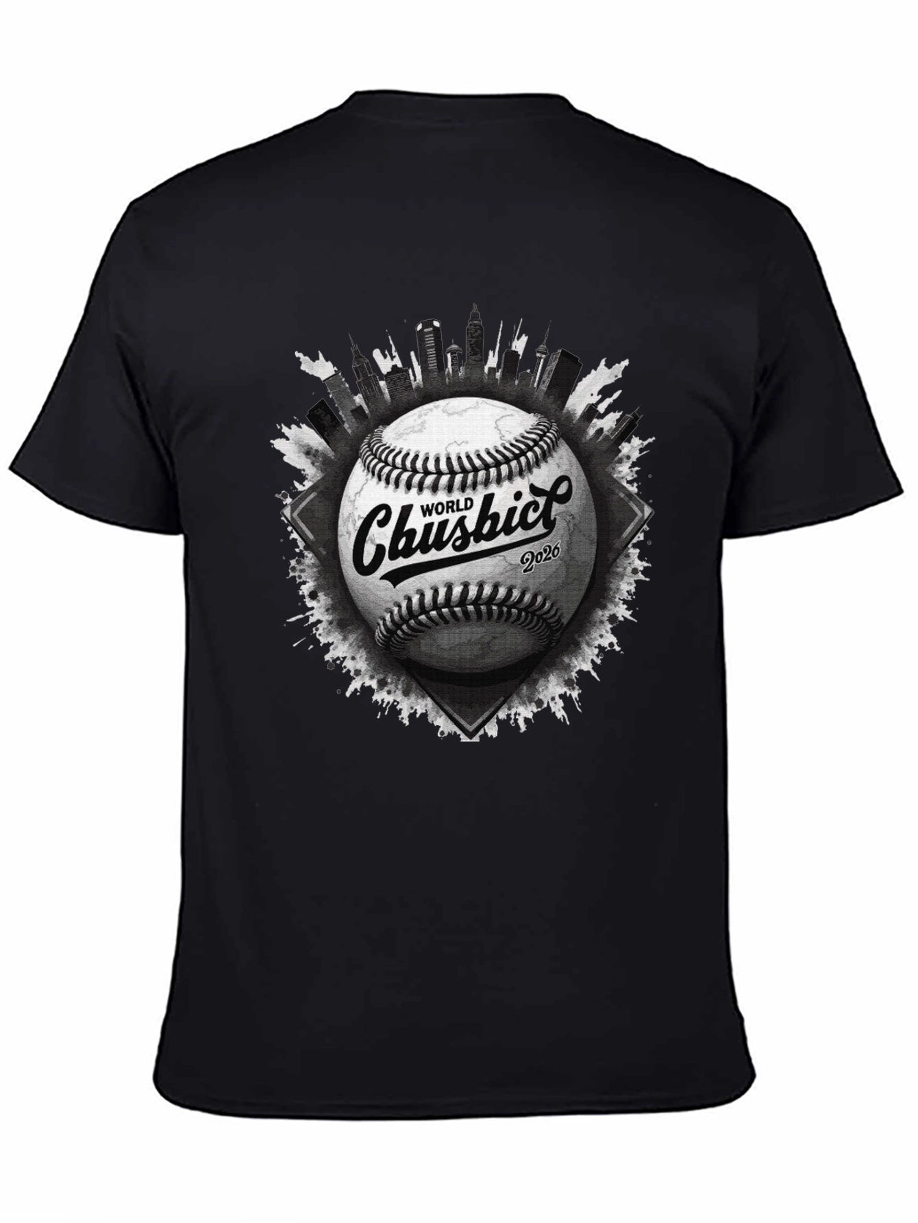 World Chushict 2026 Baseball T-Shirt