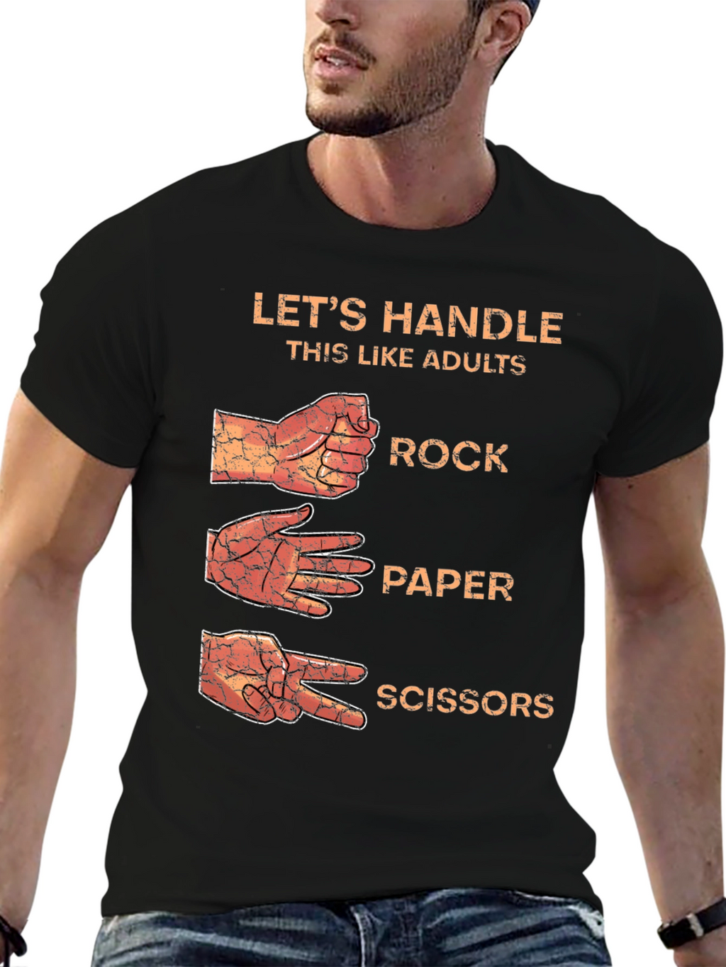 Rock Paper Scissors Adulting T-Shirt