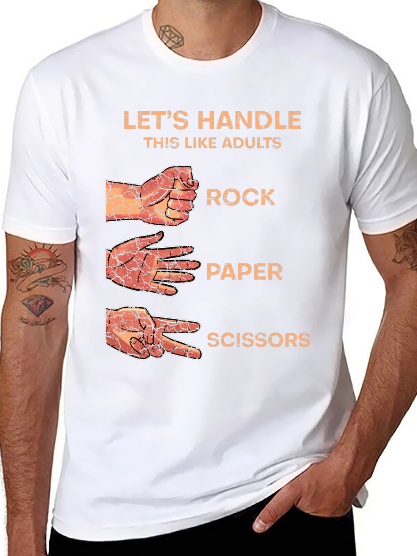 Rock Paper Scissors Adulting T-Shirt