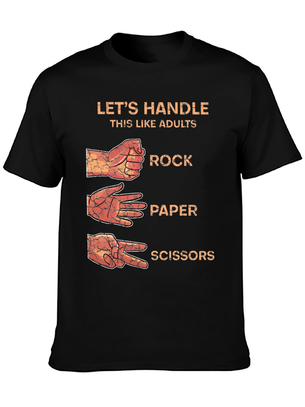Rock Paper Scissors Adulting T-Shirt
