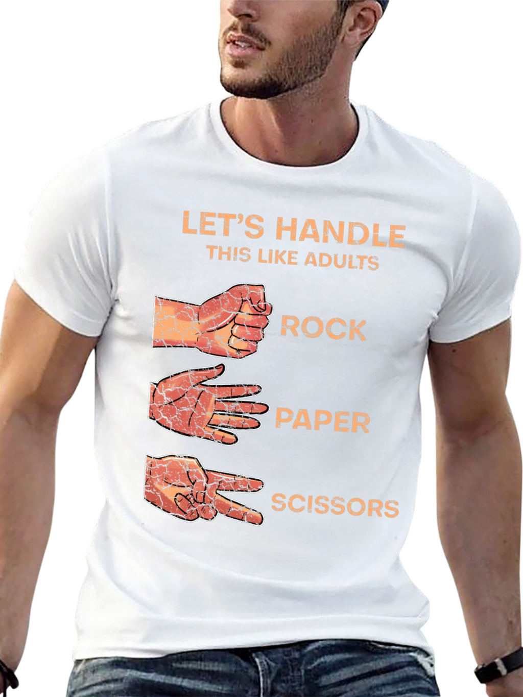 Rock Paper Scissors Adulting T-Shirt
