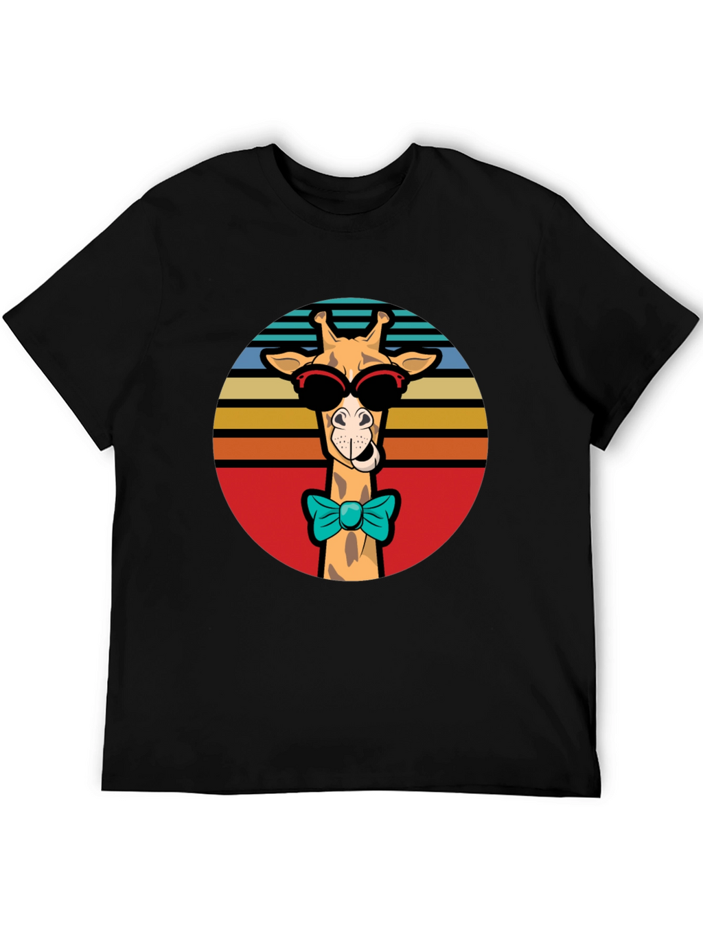 Cool Giraffe T-Shirt - Retro Style