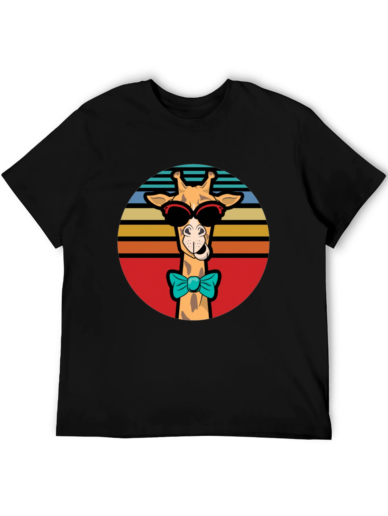 Cool Giraffe T-Shirt - Retro Style